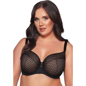 Ava Полуподплатен сутиен в черен цвят av 2102eh-73095-black - Черен, размер 70d