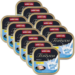 Animonda Vom Feinsten Adult Cat Milkies - пиле с млечна сърцевина 12 x 100 г