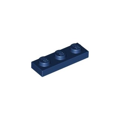 Lego 3623 Dark Blue Plate 1 x 3