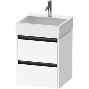 Duravit Ketho. 2 - Шкафче за умивалник 55x48x46 см, 2 чекмеджета, матово бяло K25274018180000 (K25274018180000)