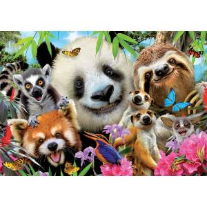 Educa - Puzzle Black-Eyed Friends Selfie - 300 piese