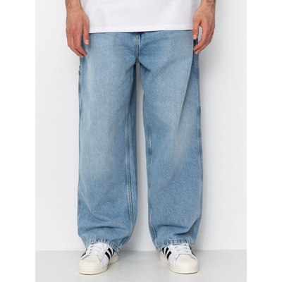 Carhartt WIP Belmont blue heavy worn bleached