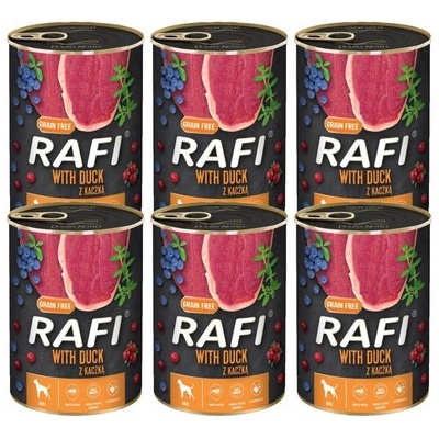 Dolina Noteci Rafi Adult Dog Duck 6 x 400 g