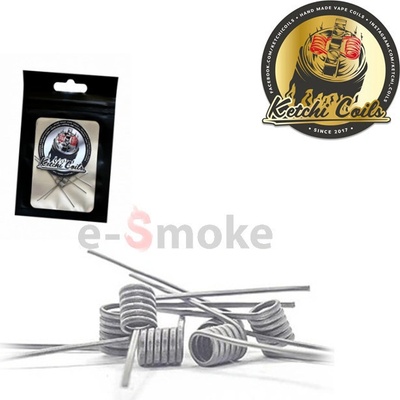 Ketchi Coils MTL Fused Clapton Ni80 0,75 ohm 5 ks