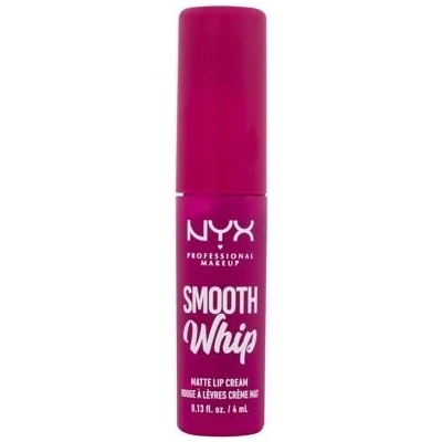 NYX Professional Makeup Smooth Whip Matte Lip Cream zamatový rúž s vyhladzujúcim efektom 09 Bday Frosting 4 ml