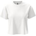 Next Level Apparel n 7610 / Дамски къс топ от тежък памук - бял xxxl (08761000113)