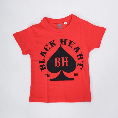 Black Heart ACE RED Červená
