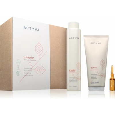 Kemon Actyva šampón proti vypadávaniu vlasov 250 ml + regeneračná kúra 200 ml + vlasové sérum 1 ks kozmetická sada