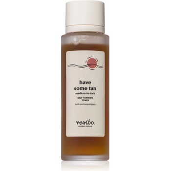 Resibo Have Some Tan! Have Some Tan! samoopalovací voda na obličej a dekolt odstín Medium to Dark 100 ml