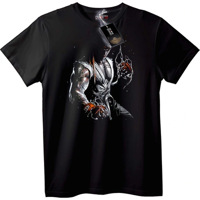 NOONEBRAND Тениска Боец от бойни изкуства - L, Black