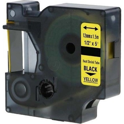 Compatible Съвместима лента с Dymo 18056, S0718310, 12mm x 1, 5m черен печат / жълт фон (18056)