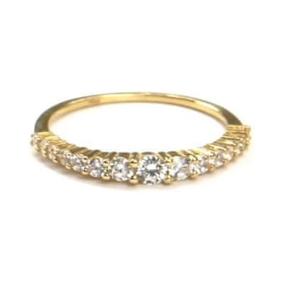 Pattic prsten ze žlutého zlata a zirkony ARP555401