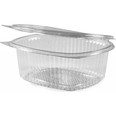 ABENA - Plastová miska průhledná s víčkem 750 ml (R-PET) (100 ks)