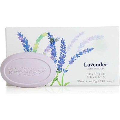 Crabtree & Evelyn Комплект Trio Crabtree & Evelyn Лавандула Хидратиращ Сапун 3 бр. 85 g