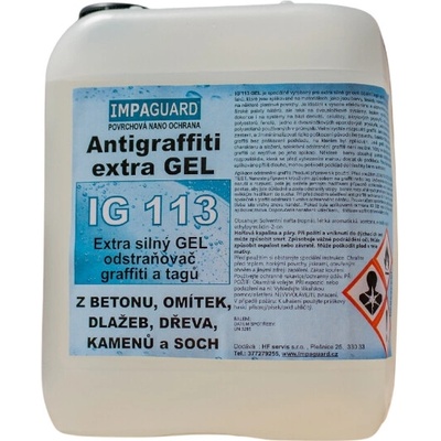 IMPAGUARD IG 113 GEL pro extra silné čištění tagů 20 l