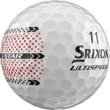 Srixon Q-Star Ultispeed Trackline bílé 3 x 3 ks