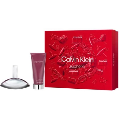 Calvin Klein Euphoria Woman SET: Parfumovaná voda 100ml + Telové mlieko 100ml pre ženy