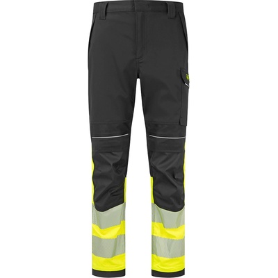 Portwest hi-vis modaflame pw3 fr450 / Мъжки светлоотразителни огнеупорни панталони - hv Жълто/Черно uk 30/eu 46 (fr450ybr30)