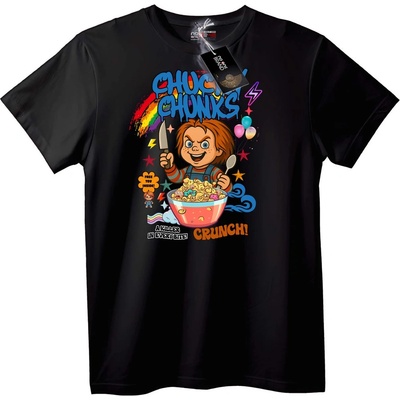 NOONEBRAND Тениска Chucky Chunks Зърнена закуска - 2XL, White