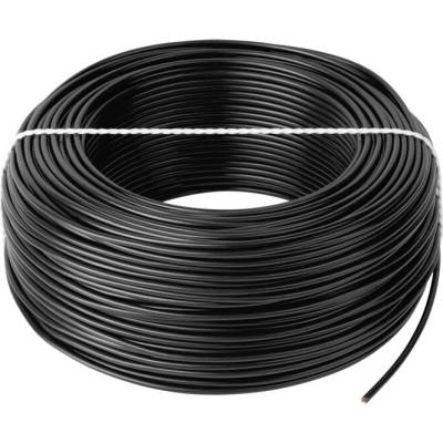 Elektrokabel Ohebný vodič H05 V-K 1×0,75 mm čierny L-KAB0851 100 m
