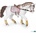 Papo Saddled mare with pigtails