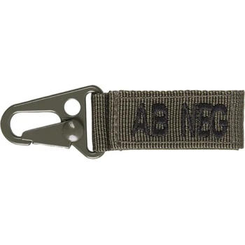 Image 1 of WARAGOD карабинер с нашивка кръвна група ab- отрицателна (ac-wkc-abnog)