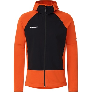 Mammut Мъжко поларено яке Mammut Massone Midlayer Hooded Jacket Fleece jacket - Autumn Larice / Black - размер XL (005-5998-0614)