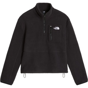 The North Face Дамски поларен пуловер The North Face Women's Yumiori 1/4 Zip Fleece jumper - TNF Black / TNF Black (105-7922-0613)