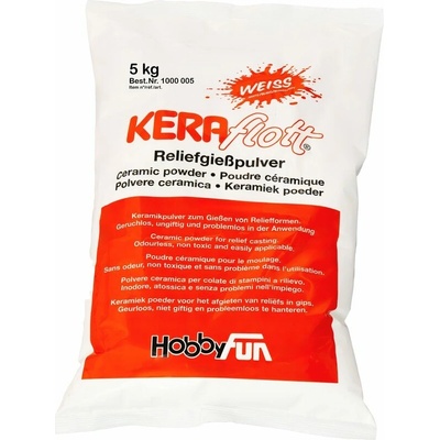 Keraflott odlévací hmota 5 kg bílá - 1 ks