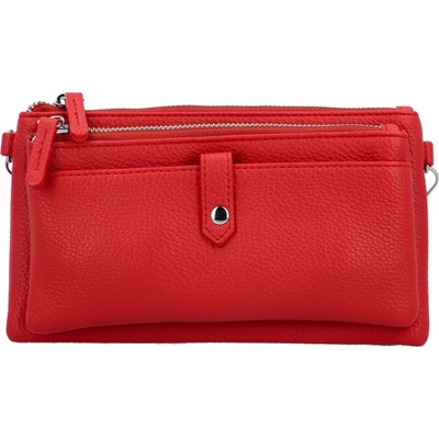 Stylová malá crossbody kabelka Perlla new červená