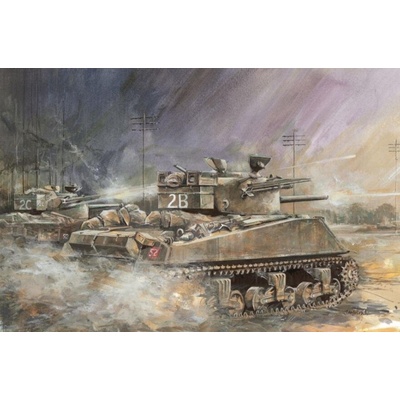 DRAGON Model Kit tank 6405 M4A4 w/60lb ROCKET 1:35