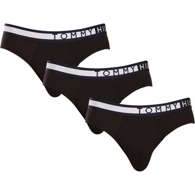 Tommy Hilfiger pánské slipy černé UM0UM01227 0R9 3Pack