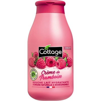 Cottage Moisturizing Shower Milk Raspberry cream sprchové mléko 97% přírodní 250 ml