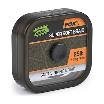 Fox Edges návazcová šňůrka naturals super soft braid hooklength 20m 35lb