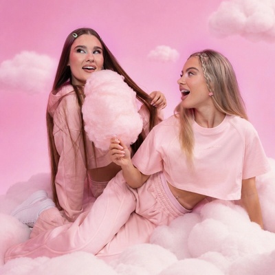 GymBeam Dámske tepláky Mochi Pink