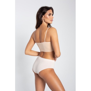 Gatta Bodywear Безшевни бикини с висока талия, телесниeh-66957-light nude - Черен, размер m