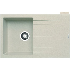 Pyramis 079810711 PYRAGRANITE ALAZIA (79х50) 1B 1D Beige, Мивки за кухни композитни Мивка за вграждане