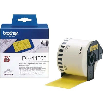 Brother DK-44605 papírová role 62 mm x 30.48 m žlutá 1 ks