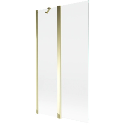 Mexen Mist параван за вана 2-крилен 100 x 150 см, прозрачен, златист - 8A9-100-011-50-00 (8A9-100-011-50-00)