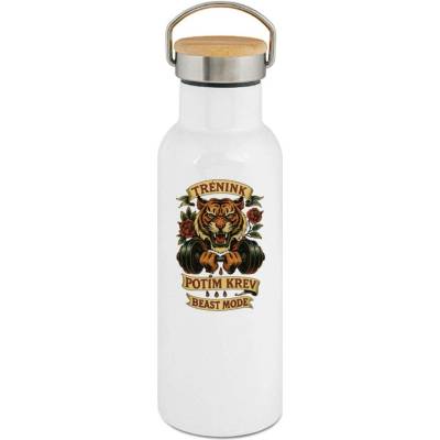 123TRIKO termoska Trenink, potím krev, beast mode 500 ml narozeniny