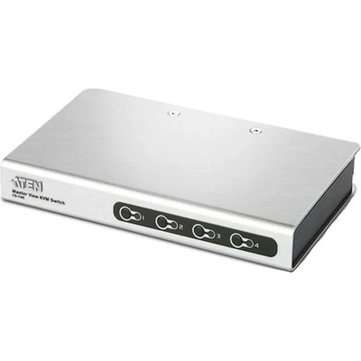 KVM превключвател ATEN CS74E, Slim, 4-портов, PS/2, VGA (ATEN-CS74ECZ-AT)