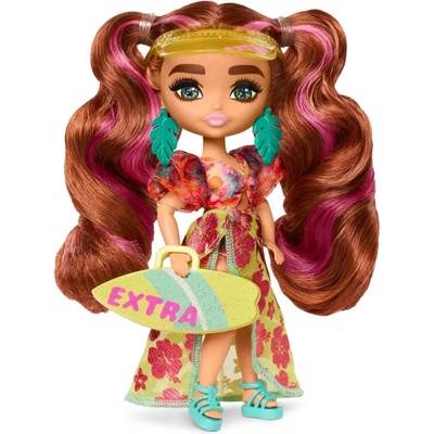 Barbie Extra Minis v plážovom oblečku