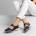 Обувки естествена кожа W186090 Black