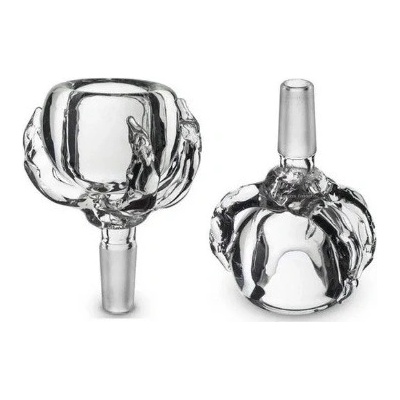 WeedShop Skleněný kotlík 18.8 mm Claw Čirá