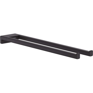 Hansgrohe AddStoris - Двоен държач за кърпи, дължина 45 cm, черен мат 41770670 (41770670)