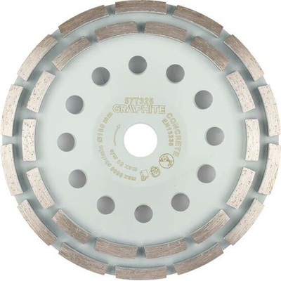 Graphite Kotouč diamantový brusný dvouřadý 180 mm 57T325
