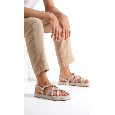 BOA Shoes Мъжки ежедневни сандали - Цвят Крем #383556 (383556_Крем)