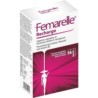 Se-cure Pharmaceuticals Femarelle Recharge При менопауза, 56 капсули, Se-cure Pharmaceuticals