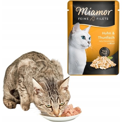 Miamor Feine Filets kura & tuniak v želé 100 g