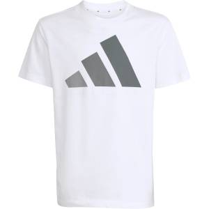 Adidas Детска тениска adidas Kid's Bold Tee 160 T-shirt - White / Grey Three / Grey Four / Grey Five - размер 176 (EU) (704-4531-1715)